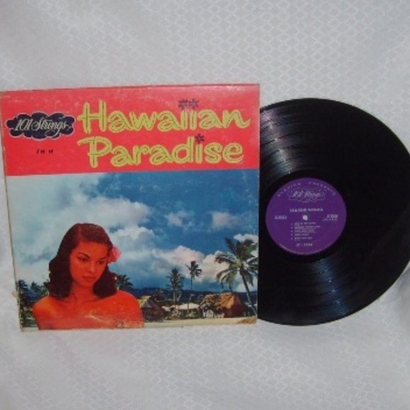 Album Hawaiian Paradise 101 Strings Vintage Vinyl Record - Picture 1 of 3